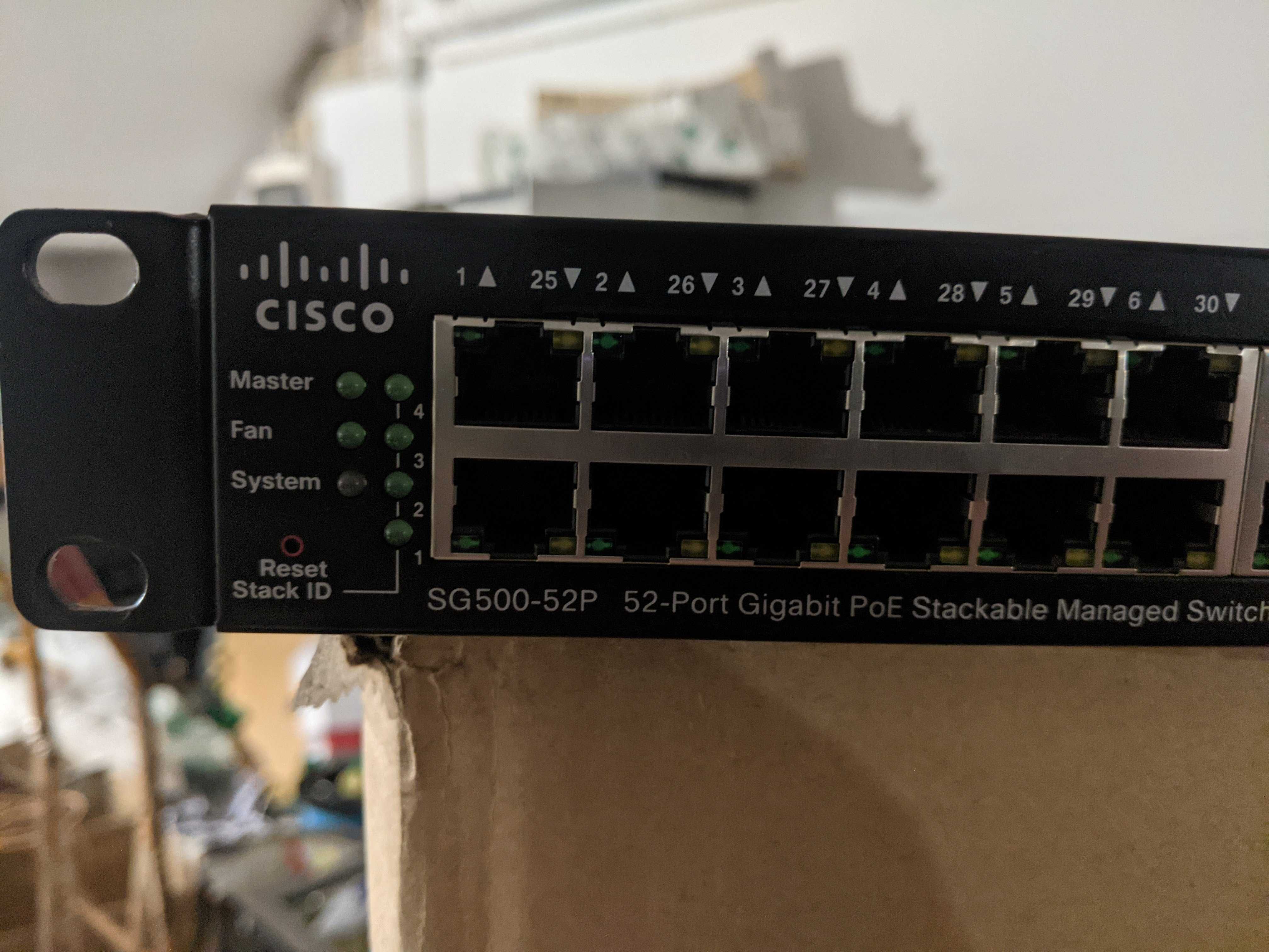 Switch Cisco SG500-52 port