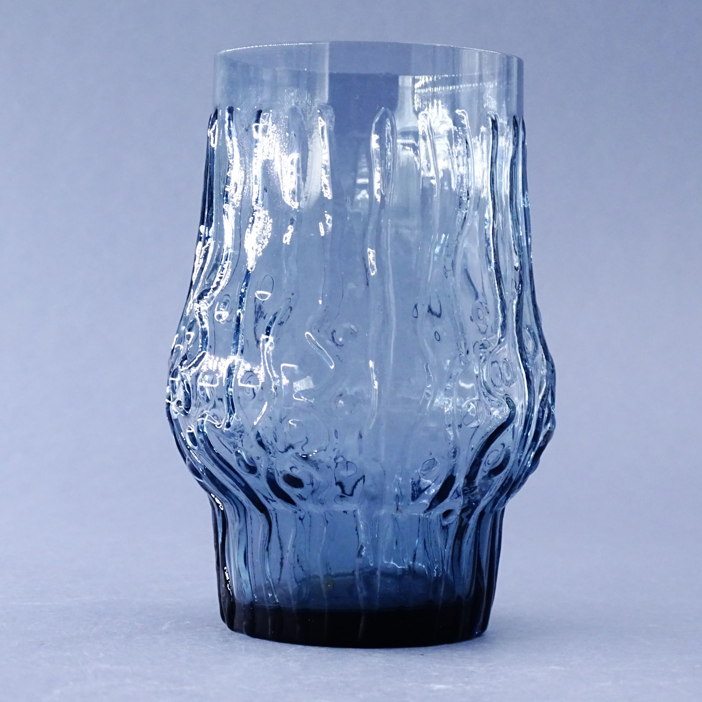 lata 60/70-te piękny designerski szklany wazon wazonik