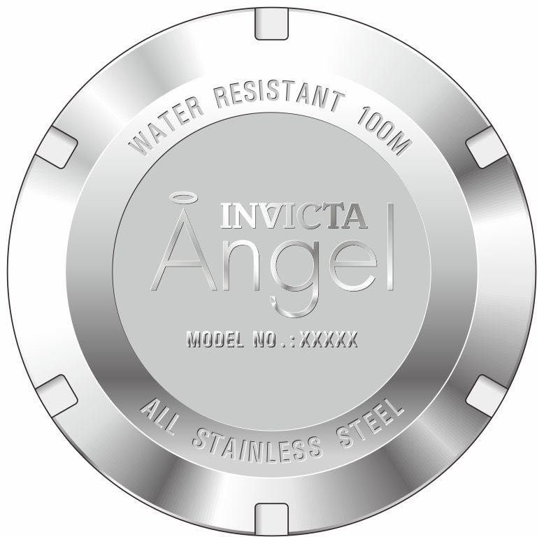Жіночий годинник Invicta 36058 Angel Ladies 38 mm. MOP Gold 100 МТ.