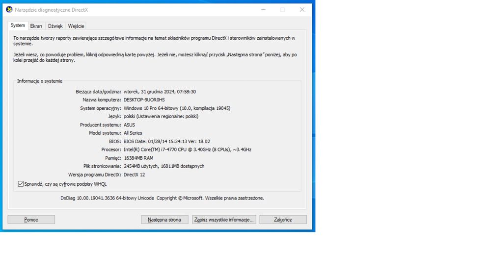 Komputer stacjonarny