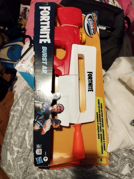 Nerf Super Soaker Fortnite Burst Ar NOVA Pistola de Água