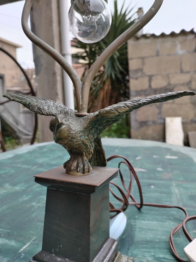 Candeeiro bronze impecável