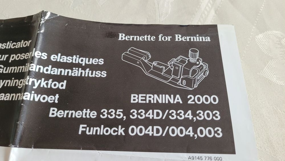 Stopki do maszyny firmy BERNINA 2000