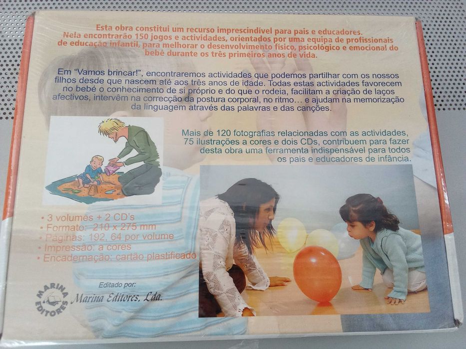 Vamos Brincar (3 Livros + 2 CDs)