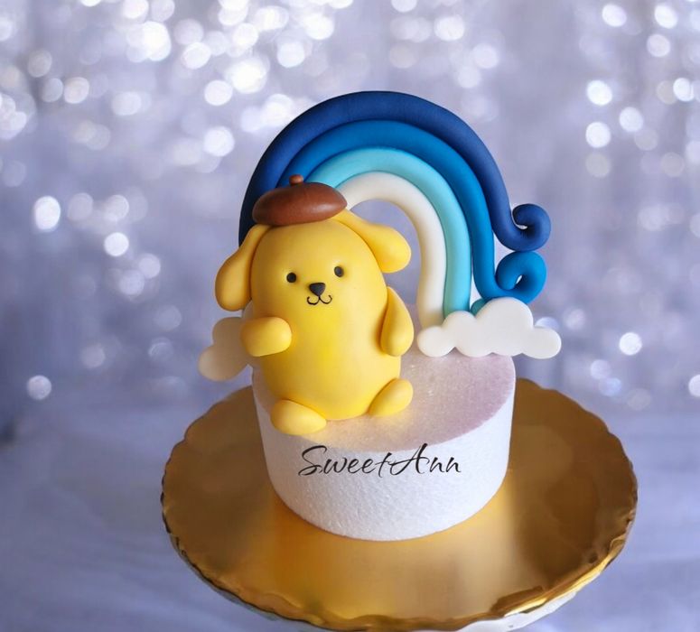 Pompompurin dekoracja na tort