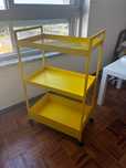 Carrinho IKEA NISSAFORS Amarelo – Em ótimo estado!