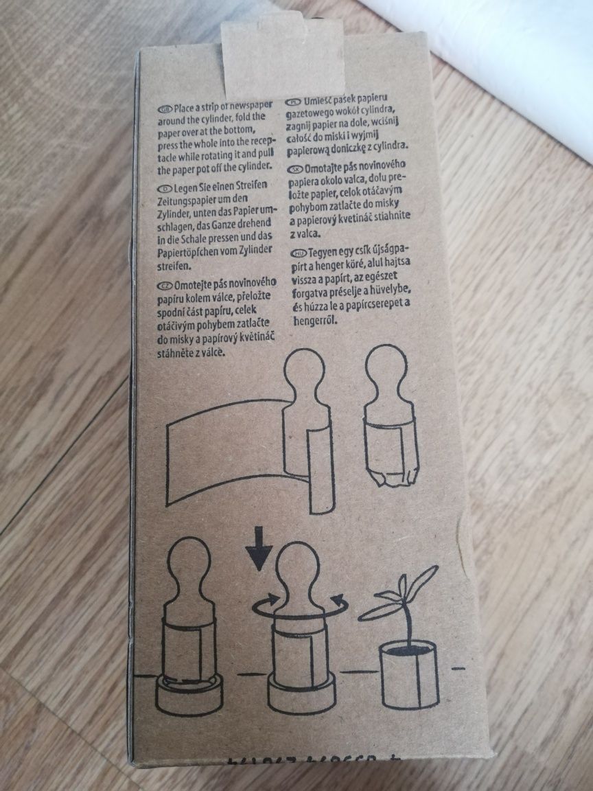 Prasa do sadzonek doniczek z papieru EKO pikowania pomidorów