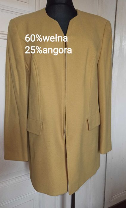 Marynarka żakiet damska wełna angora Gerry Weber rozmiar 44