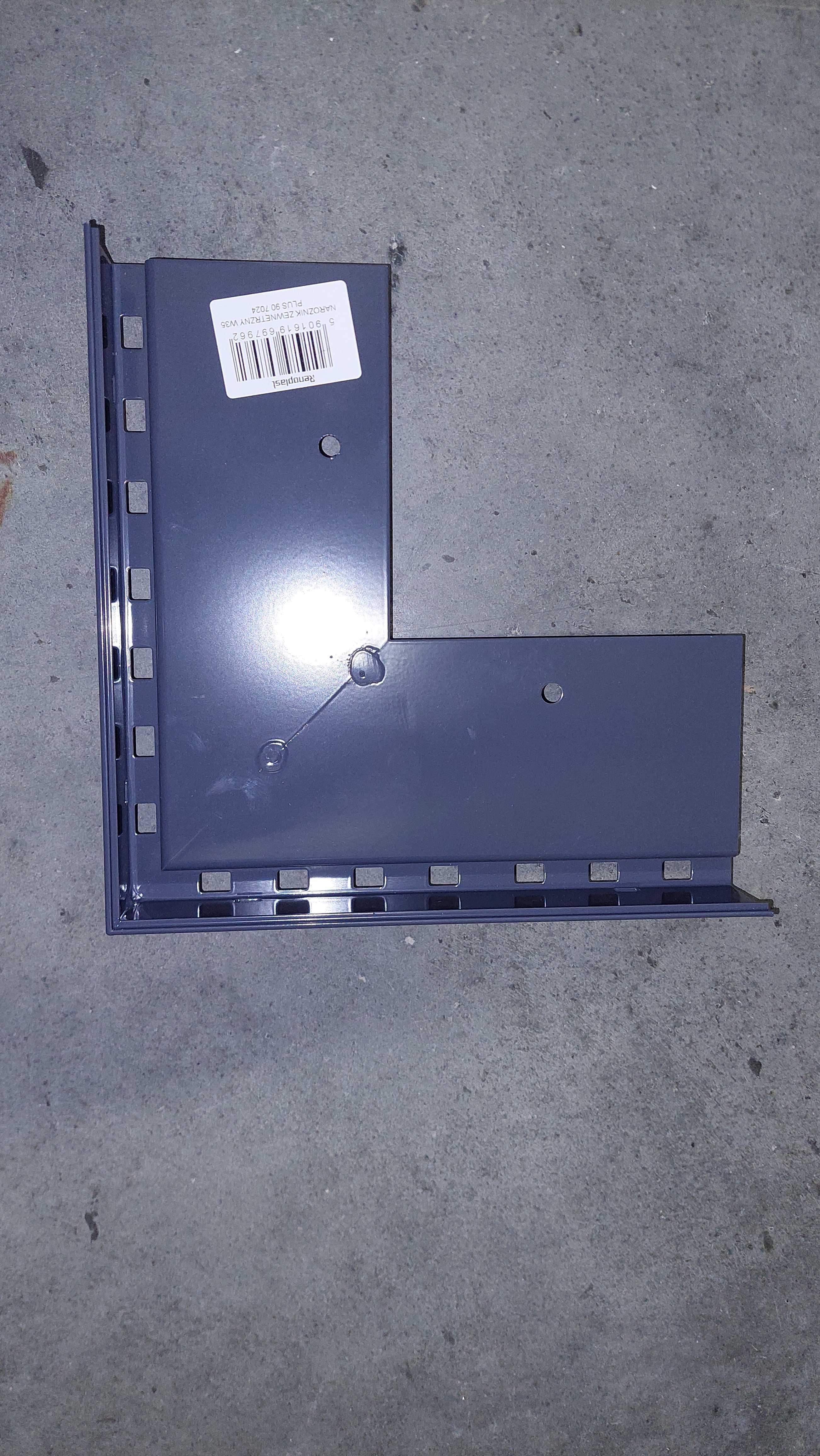 Narożnik Renoplast system W35B/W35+ grafitowy nowy