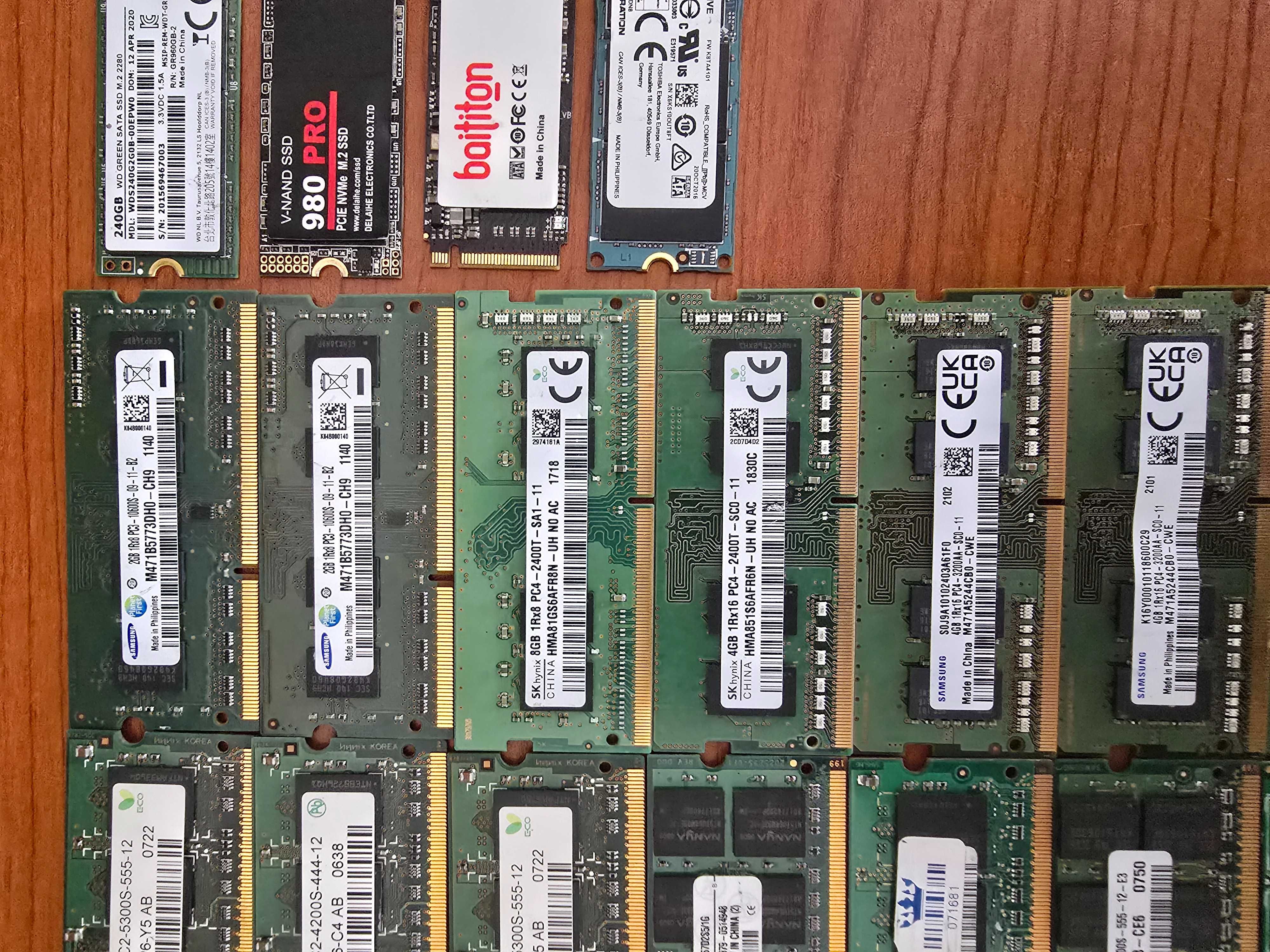Pamięć RAM/dd4ddr3/ddr2.ssd 4tb.m2