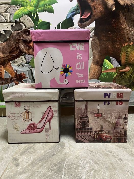 Пуфик органайзер складной пуф