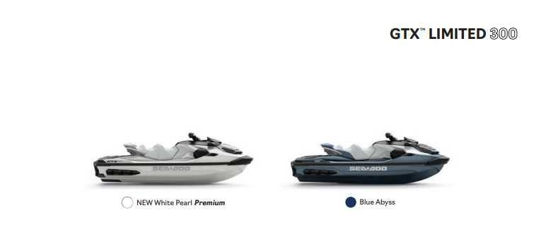 Skuter wodny SEA-DOO GTX LTD 300 WHITE PEARL 2024 NEW