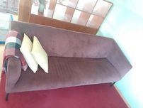 Sofa bordowa nie rozkladana