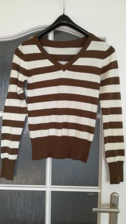 Bluzka, sweter H&M w paski rozmiar XS/34