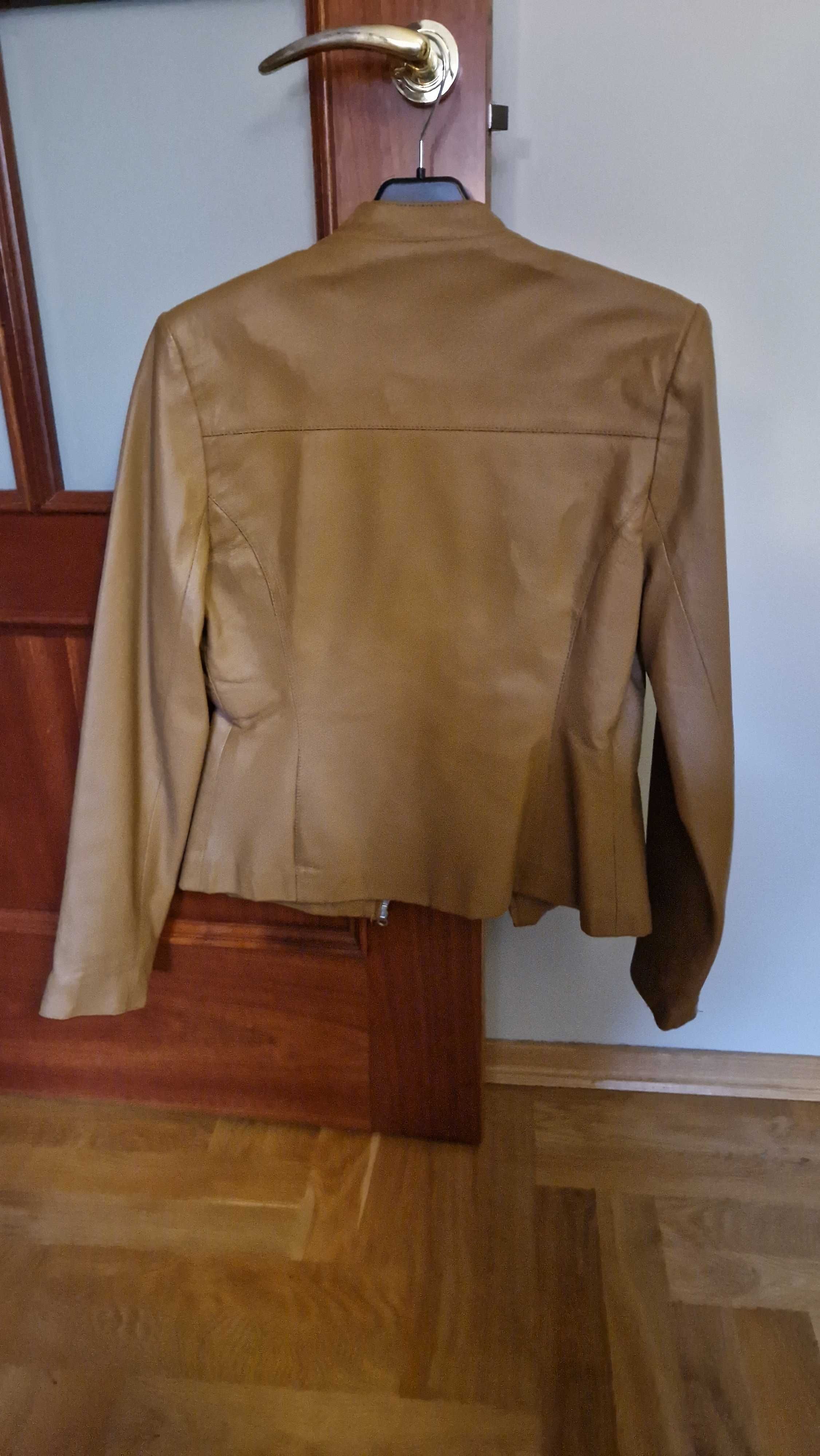 Kurtka skórzana damska roz. 12 T.A.L.C. camel