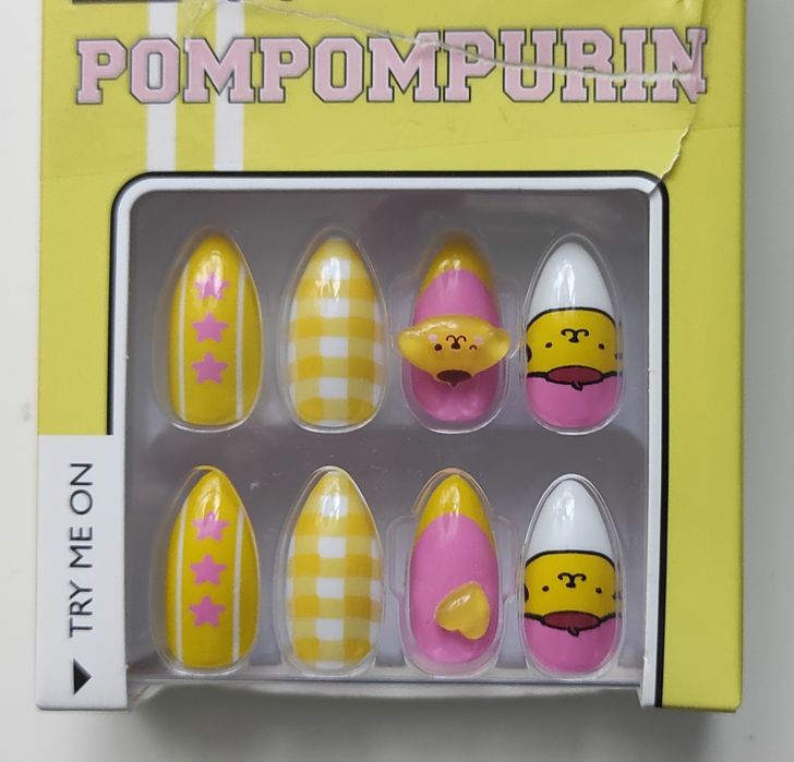 Sztuczne paznokcie Pompompurin 24 sztuki