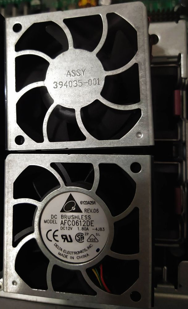 Вентилятор охолодження кулер сервера HP DL380 G6 12V 2.45-3.3A пальник