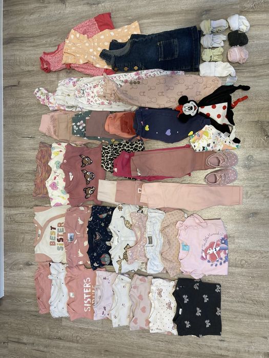 Duża paczka rozm. 68 - 48 szt. H&M, Smyk i inne stan bdb