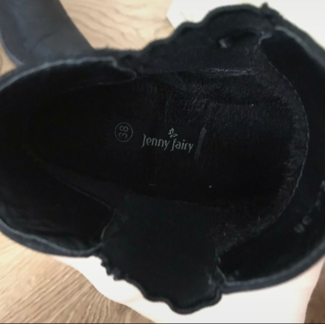 Buty botki damskie jesienno/zimowe r.38 ccc