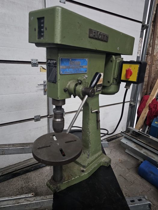 Wiertarka stołowa Flott TB10 uchwyt samozaciskowy Rohm