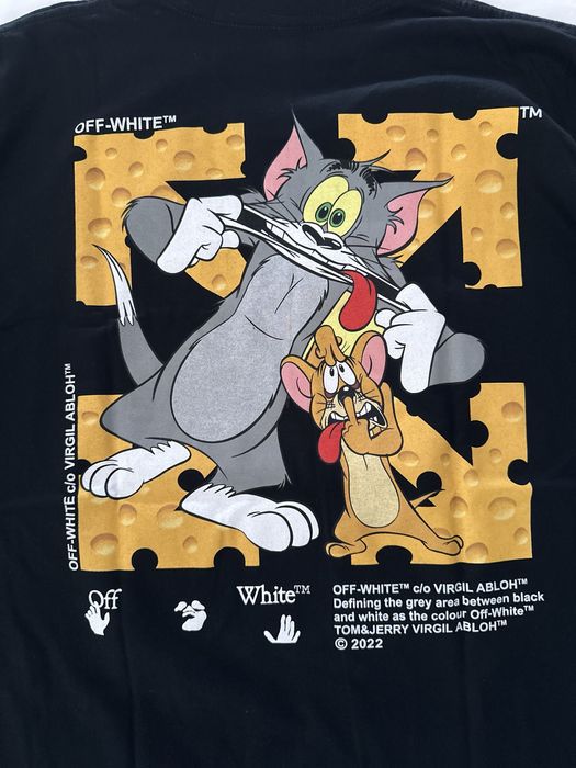 Tshirt preta Off-White