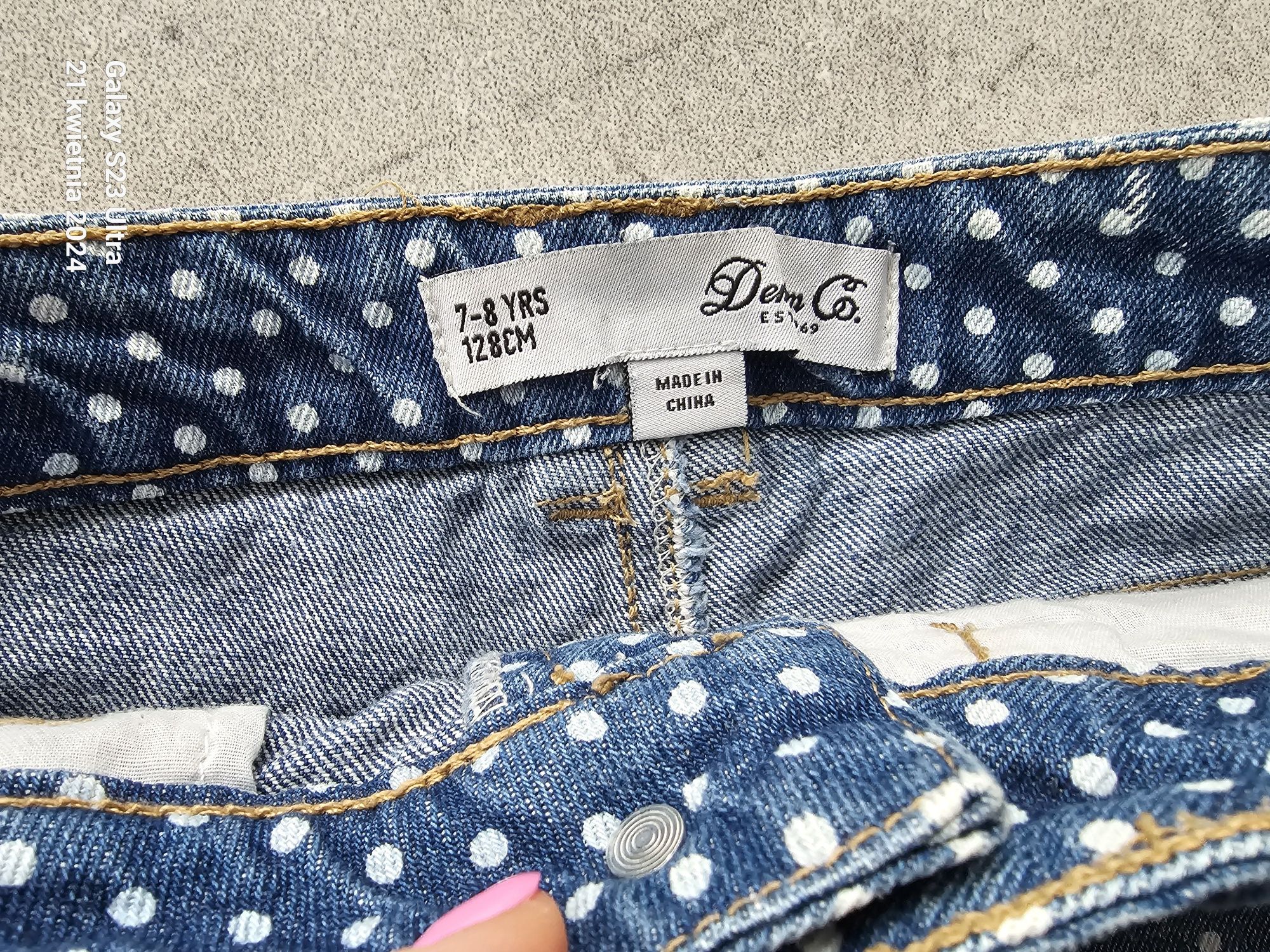 Spodenki jeans Denim Co 128cm