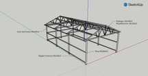 Konstrukcja stalowa 6x15m