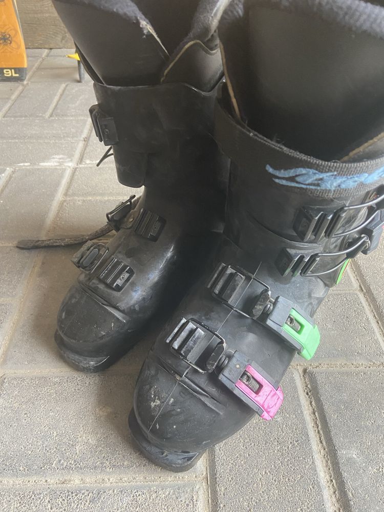 Dwa komplety narty + buty