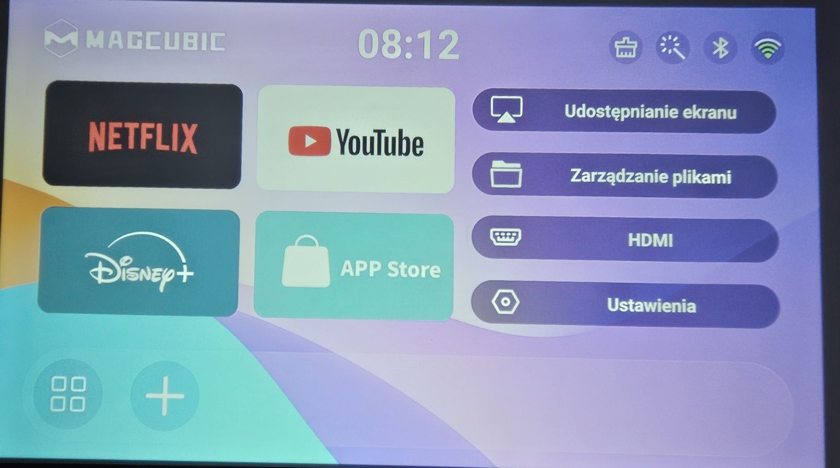 Projektor MAGCUBIC LO18 audio hdmi wifi android  150 cali pilot