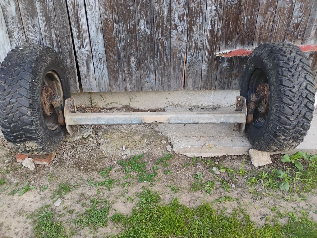 Oś z lawety pod przyczepkę