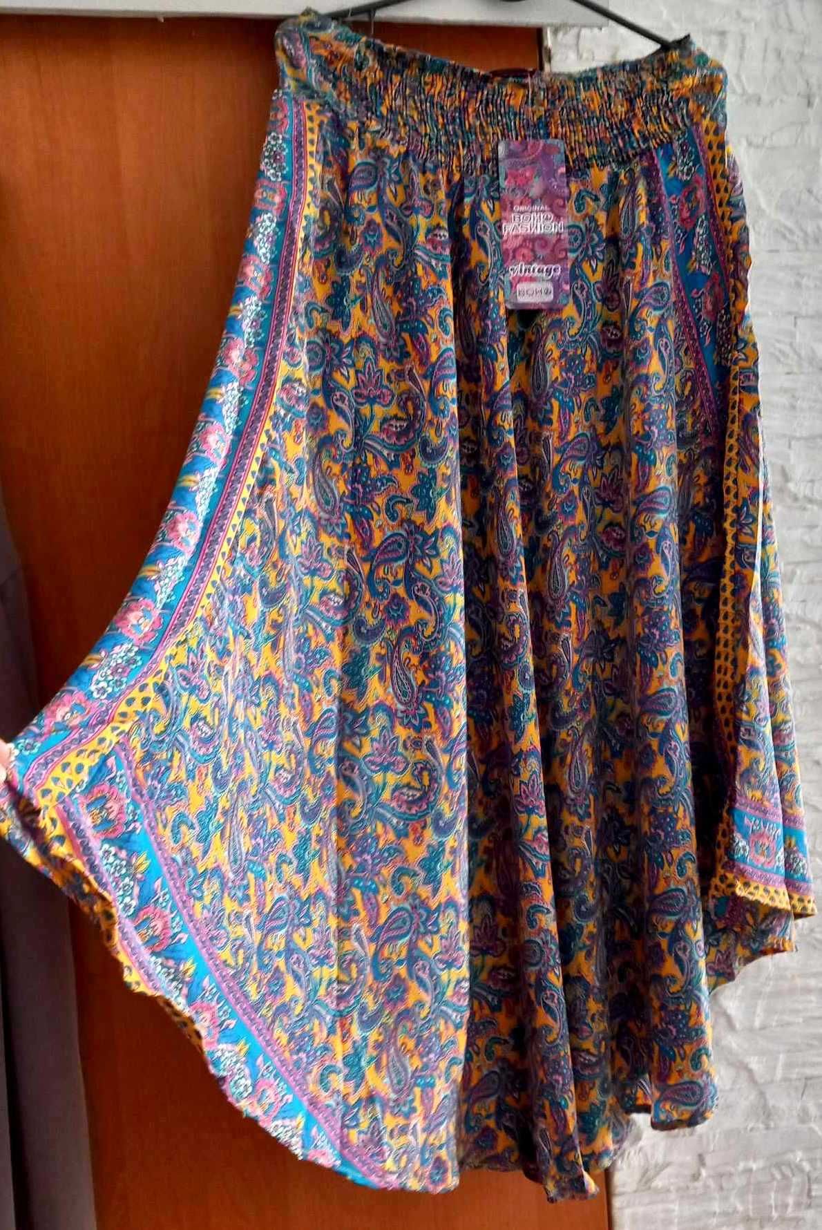 Spodnice jedwabne maxi roz.38-48(uniwersalny)