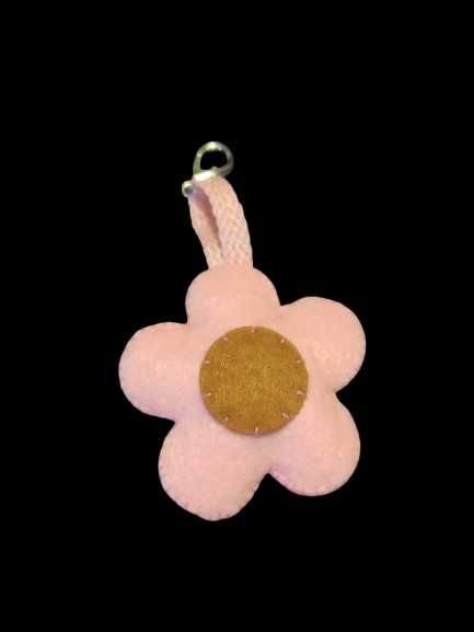 Flores de Feltro em Várias Cores - Para Mochilas, Bolsas e Muito Mais