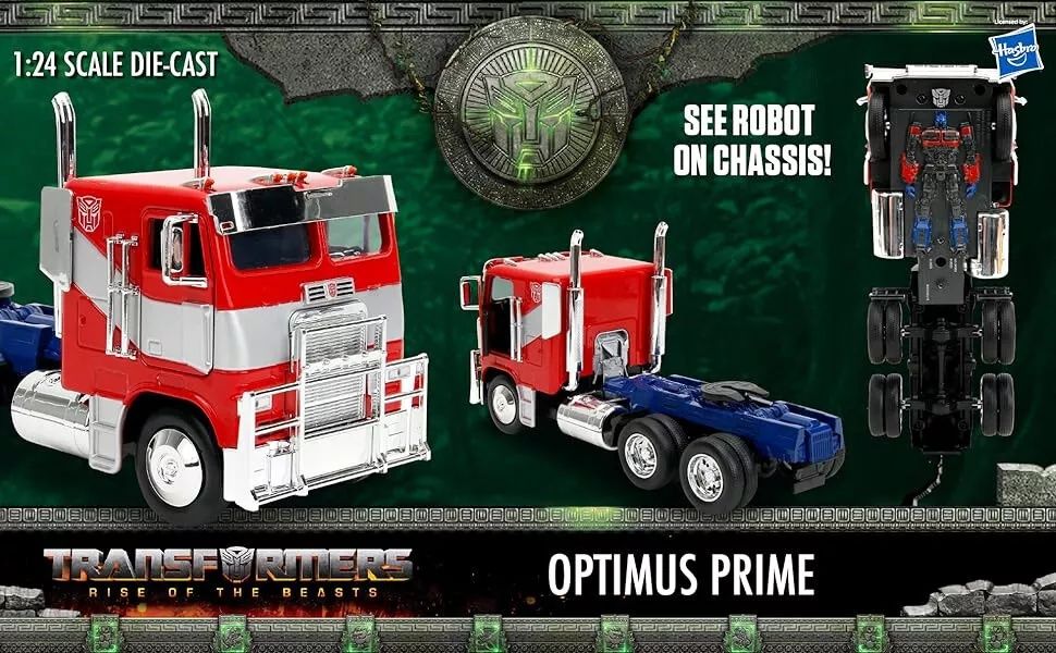 Jada Toys 1:24 optimus prime truck transformers 7