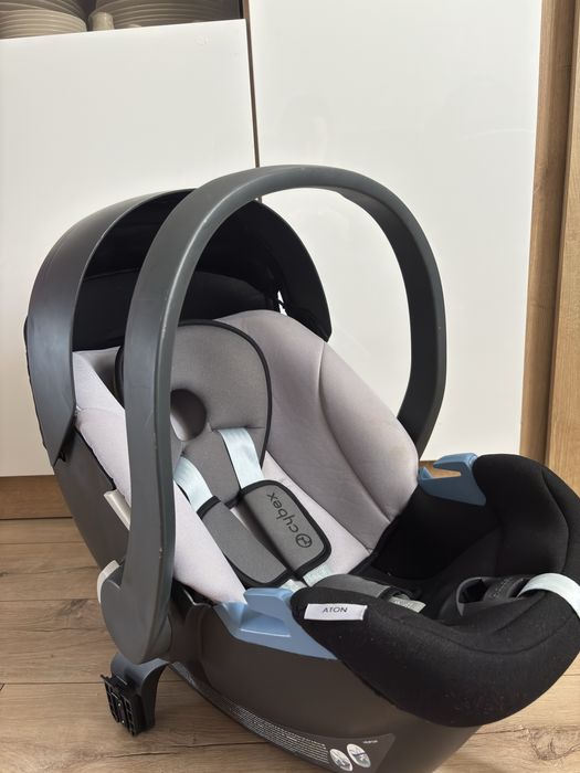 Автолюлька Cybex Aton Universal +адаптери0-13 кг Gray Rabbit-dark grey