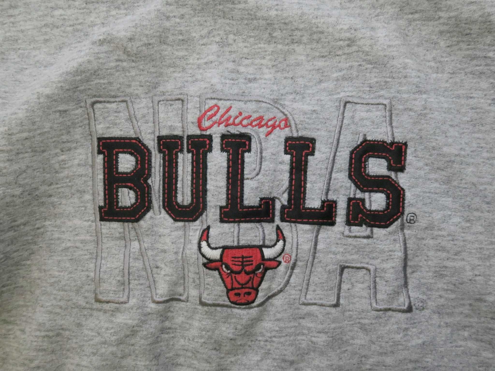 The Game Chicago Bulls NBA bluza vintage crewneck boxy 90s L nowa