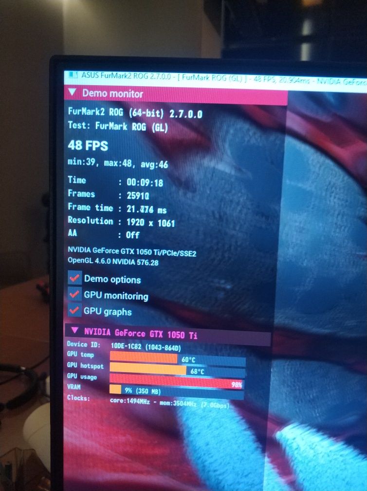 Asus Strix gtx1050 TI 4GB
