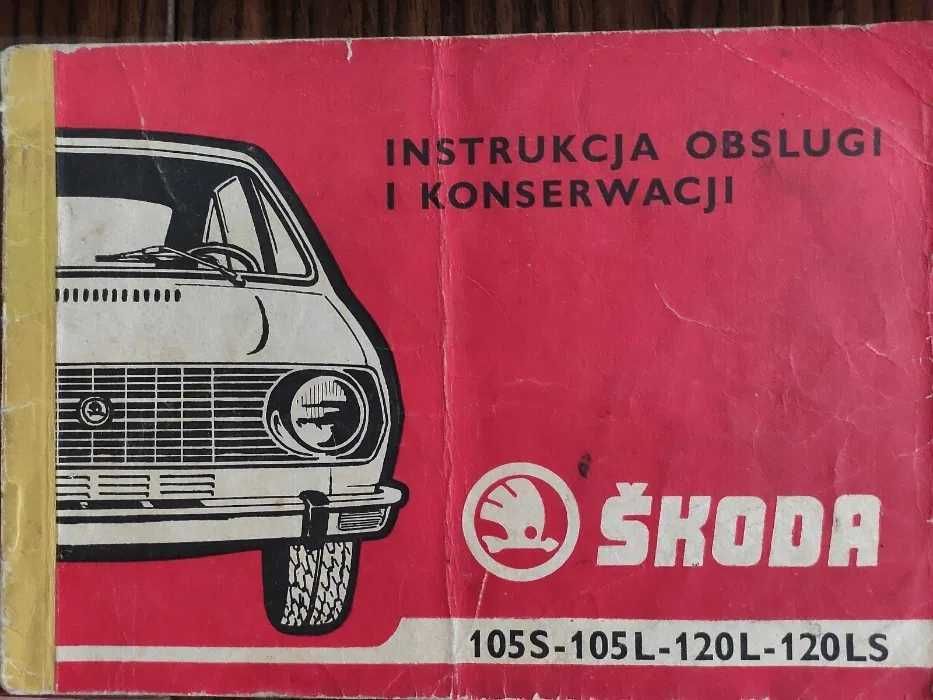 Oryginalna instrukcja obsługi Skoda 105S 105L 120L 120LS