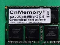 DDR3 8GB Cn MeMory 10600