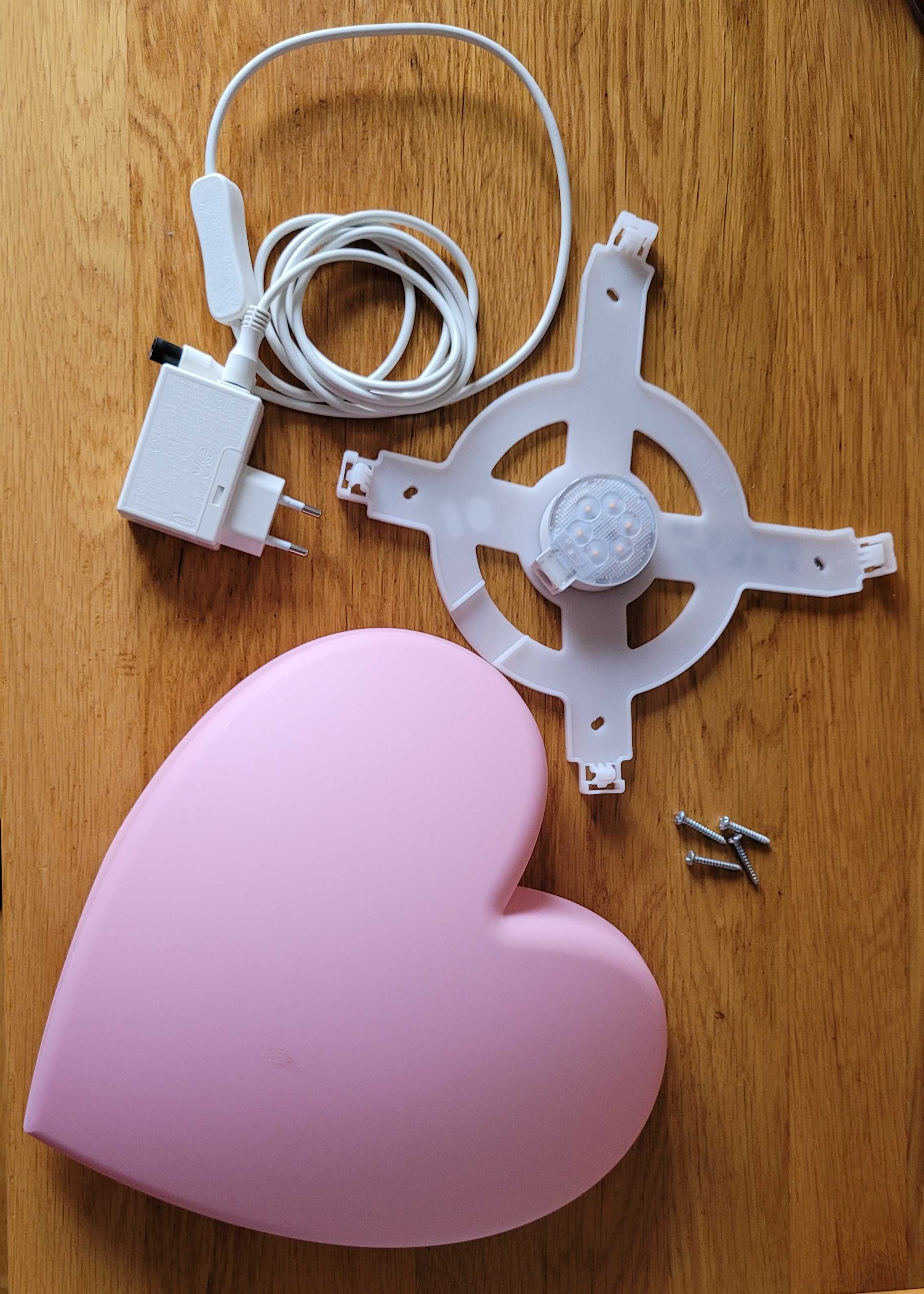 IKEA UPPLYST serce Lampa ścienna LED