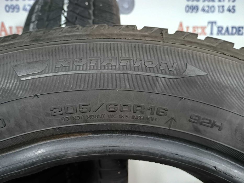 2 шт. 205/60 R16 Fulda Kristall Control HP2 зимові шини б/у, 2021 рік