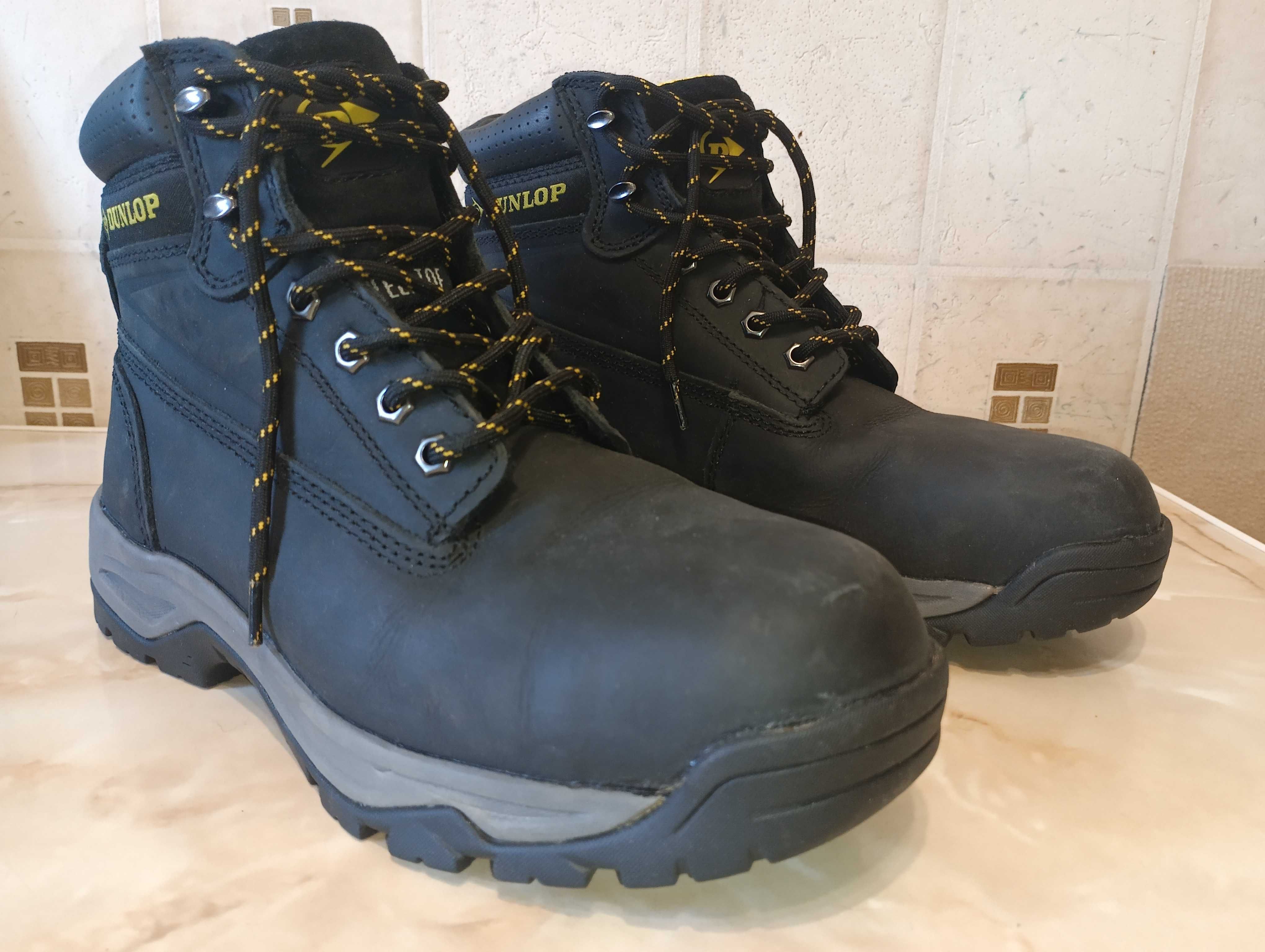Идеальные Рабочие Ботинки Dunlop 41-41.5р Мет/Носок Англия Кожа