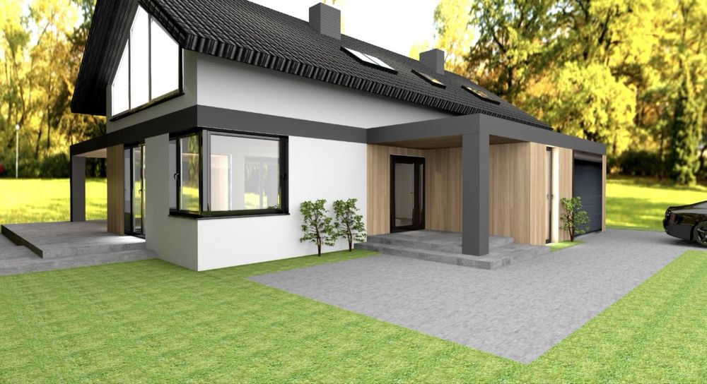 Nowoczesny Dom 174 m2