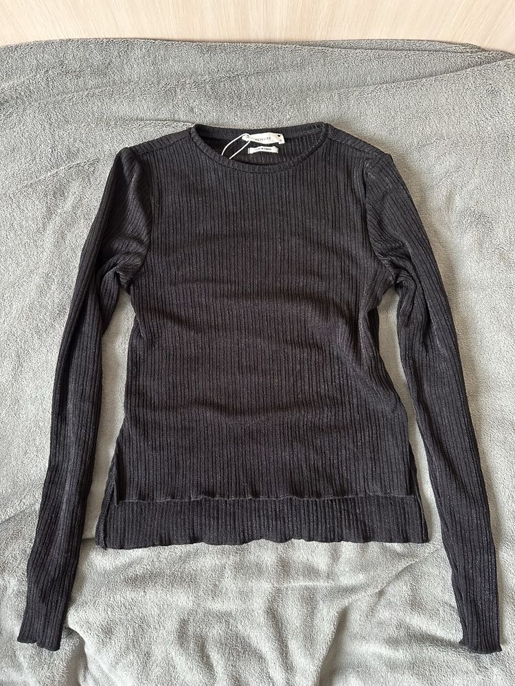 Sweter top czarny XS Reserved