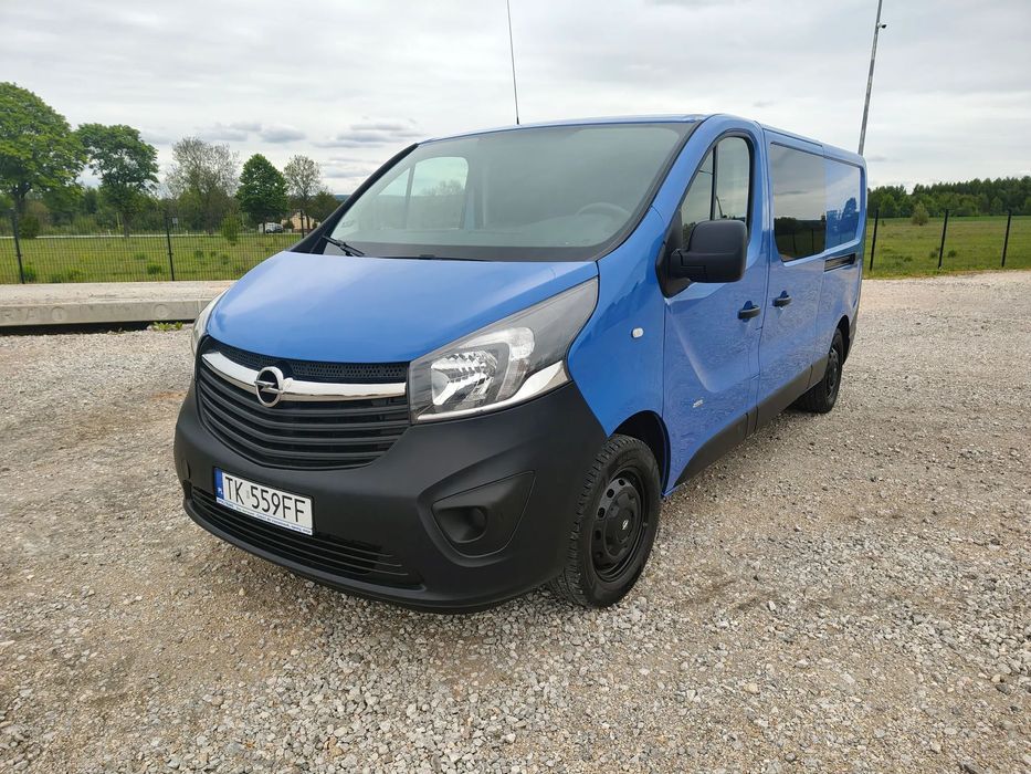 Opel Vivaro  Opel Vivaro 2017r 1,6D 125KM L2H1 Long Brygadówka 6-osob Doka Klima