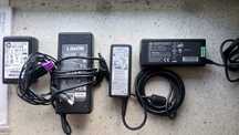 5 ładowarek 4xlaptop 1xdrukarka