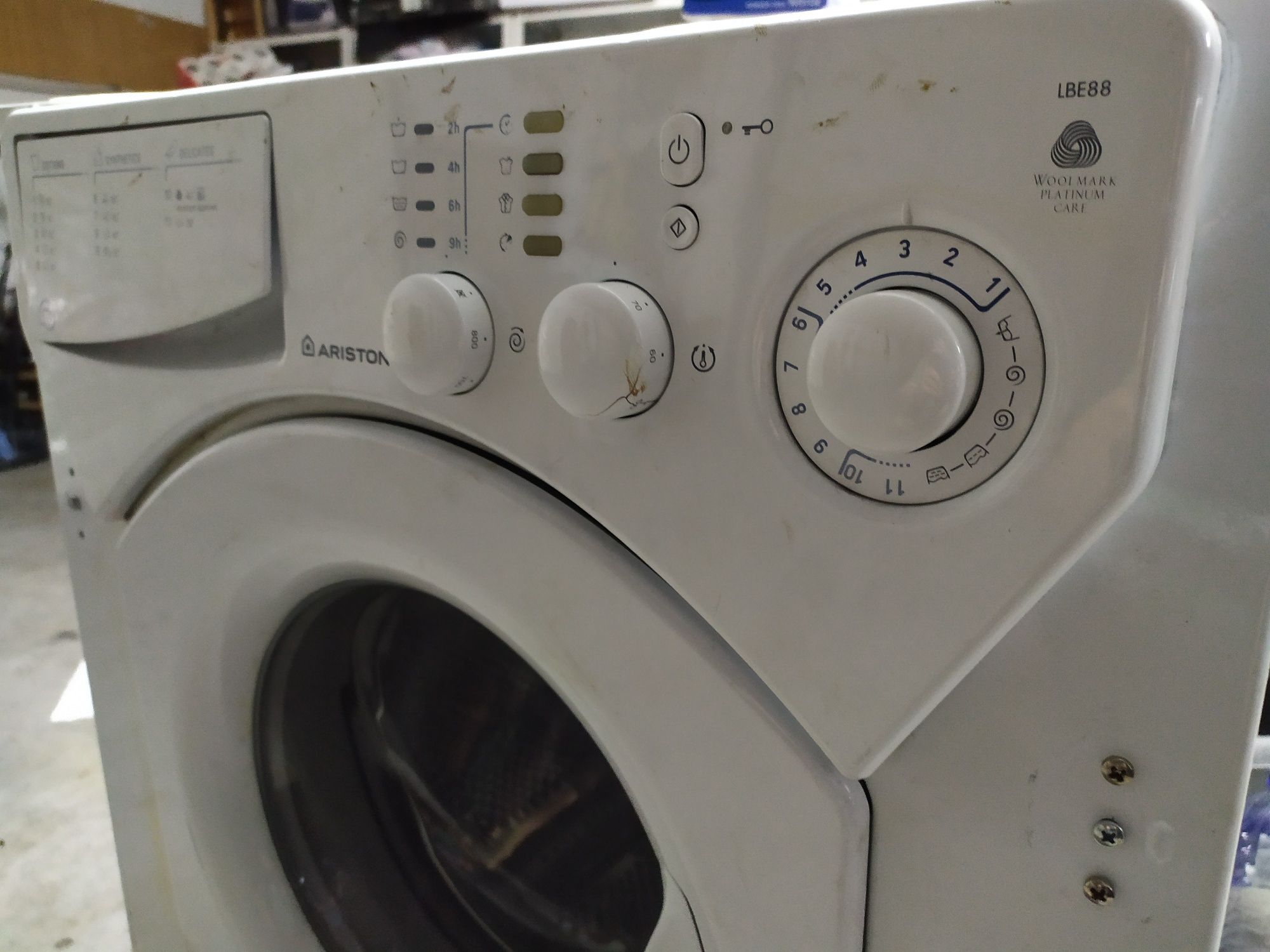 Máquina lavar roupa para peças Ariston