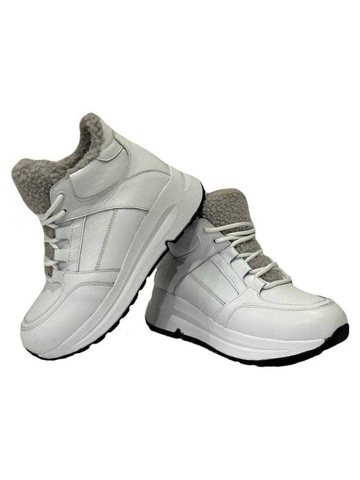 Черевики жіночі білі шкіряні Bistfor