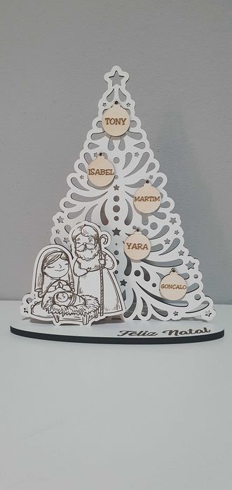 Natal, Árvore de Natal personalizada com nomes
