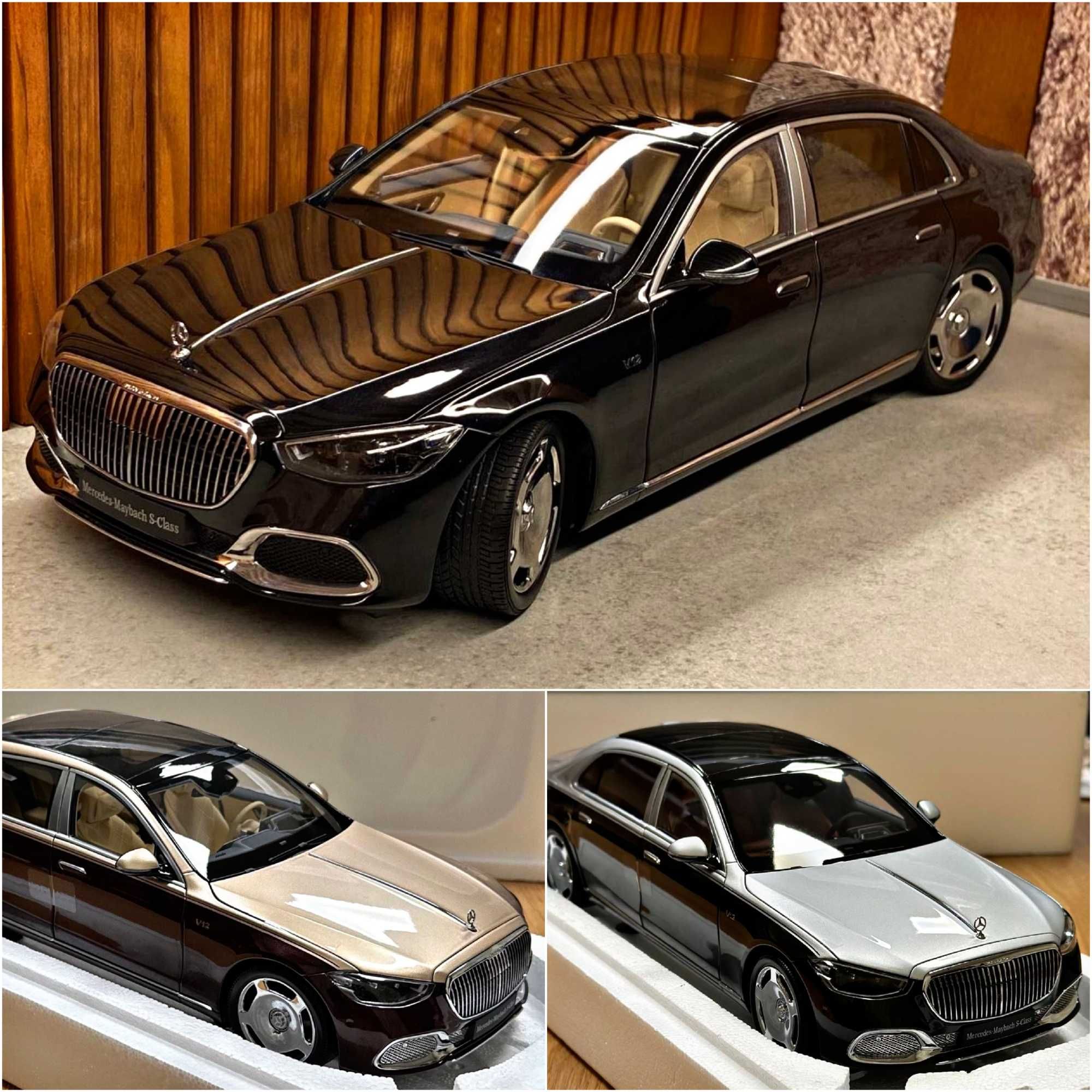 Mercedes Maybach S680 (X223) 2021 Модель авто 1:18 Almost Real