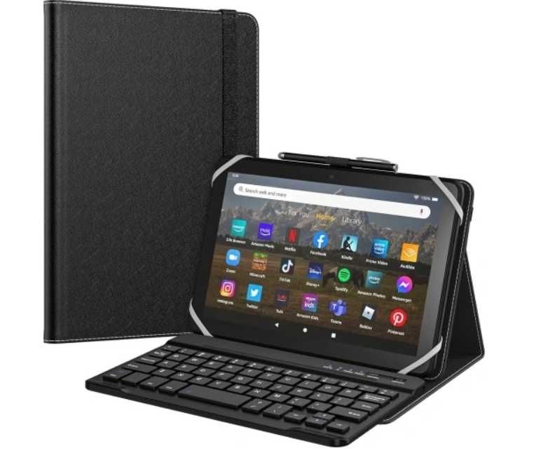 Uniwersalne Etui Z Bezprzewodową Klawiaturą QWERTY 7-8"